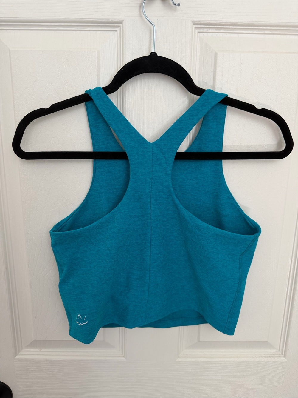 Beyond Yoga Teal Cropped Sports Bra Tank - Picture 2 of 3